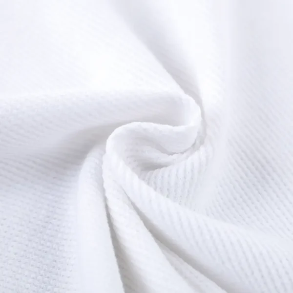 Kain DK Cotton Spandex all gramasi dengan tekstur halus dan elastis, cocok untuk pakaian kasual dan activewear.